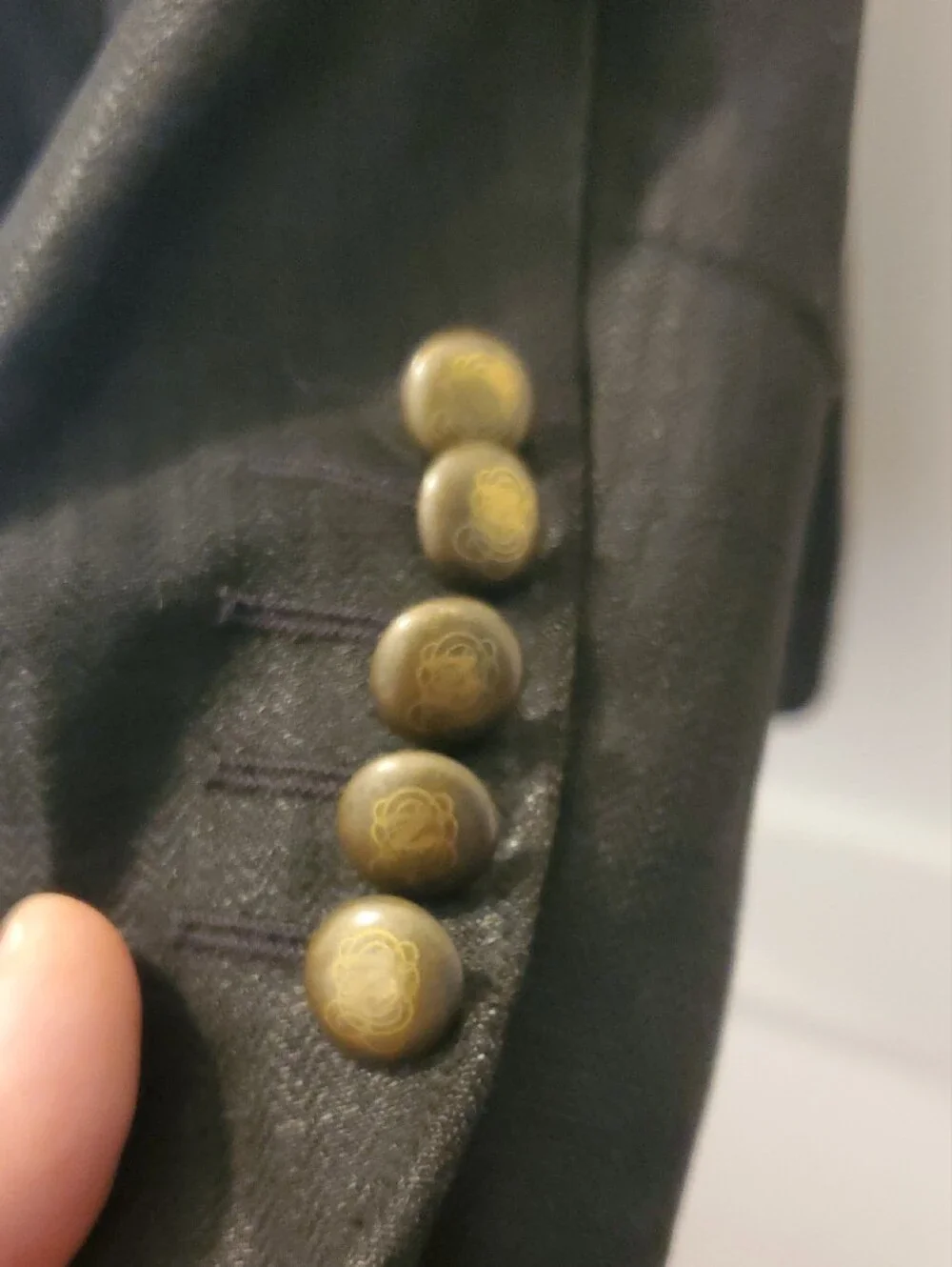 Vintage Men's Black Blazer Sport Coat - Zambesi